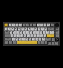 Бездротова механічна клавіатура Ajazz AK820 PRO 75% Flying Fish Switch Black RGB (AK820PRO-FF-BGY)