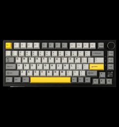 Бездротова механічна клавіатура Ajazz  AK820 PRO 75% Gift Switch Black RGB  (AK820PRO-G-BGY)