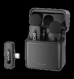 Бездротовий петличний мікрофон BOYA BY-V30 Type-C Black