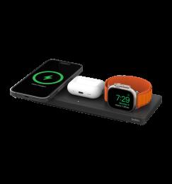 Бездротовий ЗП Belkin 3in1 MagSafe, black (WIZ016VFBK)