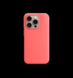 Чохол Monblan для iPhone 15 Pro Magnetic Silicone MagSafe Guava