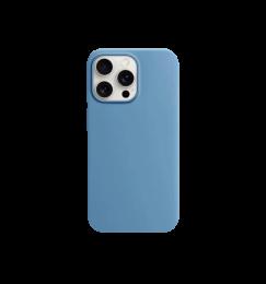 Чохол Monblan для iPhone 15 Pro Max Magnetic Silicone MagSafe Winter Blue