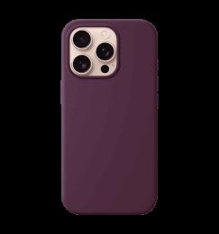 Чохол Monblan для iPhone 16 Pro Magnetic Silicone (Plum)