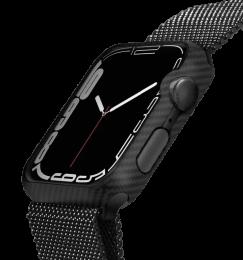 Чохол-накладка Pitaka Air Case Black/Grey for Apple Watch 9/8/7 45mm (KW2002A)