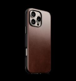 Чохол Nomad Modern Leather Case Rustic Brown Horween for iPhone 16 Pro (NM01858485)