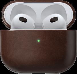 Чохол Nomad Modern Leather Rustic Brown Horween for Airpods Pro 3rd Gen (NM011284858)