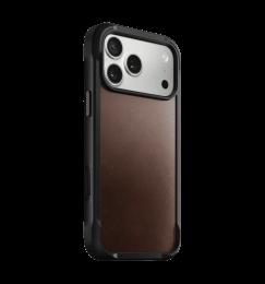 Чохол Nomad Rugged Leather Horween Rustic Brown for iPhone 17 Pro (NM011819858)