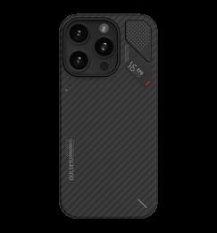 Чохол AULUMU A16 Aramid Fiber Case for iPhone 16 Pro Black (A16-AF-BK-PR0)