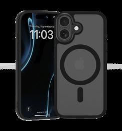 Чохол Benks Mist Magnetic Case for iPhone 17 (Black/ Metal Frame)