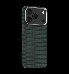 Чохол Benks для iPhone 17 Pro Max ArmorTint C3 Magnetic Case Kevlar Fiber Green