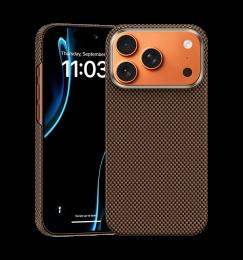 Чохол Benks для iPhone 17 Pro ArmorTint C3 Magnetic Case Kevlar Fiber Gold