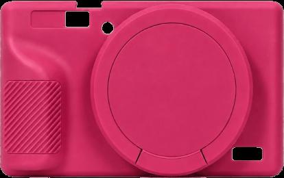 Чохол для камери Canon G7X Mark 3 Silicone Case (Rose Red)