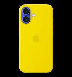 Чохол iPhone 16 Silicone Case with MagSafe - Star Fruit UA