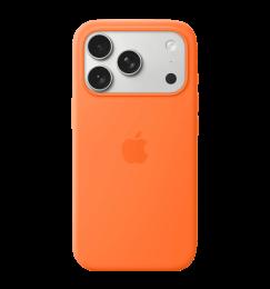 Чохол iPhone 17 Pro Silicone Case with MagSafe – Orange (MGFE4ZM)