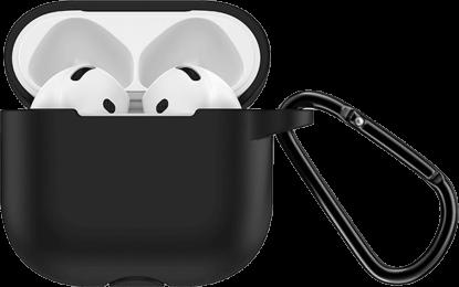 Чохол Keephone Airpods 4 Liquid Silicone Case Black (KPSILIAIR4BK)
