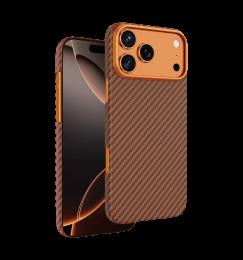 Чохол Keephone KEVLAR DIAGO MagSafe Case for 17 Pro Max Cosmic Orange (KPKVLM17PMOR)