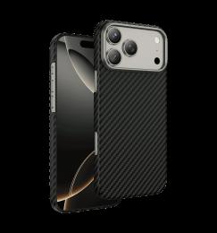 Чохол Keephone KEVLAR DIAGO MagSafe Case for 17 Pro Max Black (KPKVLM17PMBK)