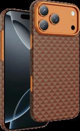 Чохол Keephone KEVLAR Paris MagSafe Case for 17 Pro Max Orange Titanium (KPKLPR17PMOR)