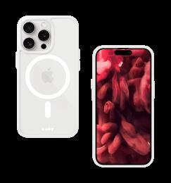 Чохол Laut HUEX PROTECT MagSafe IMPKT Cell Technology iPhone 15 Pro White(L_IP23B_HPT_W)