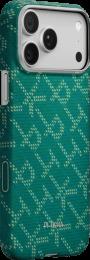 Чохол Pitaka Ultra-Slim Case Monogram Green/Gold for iPhone 17 Pro (KI1701PTK)