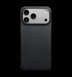 Чохол Pitaka Ultra-Slim Twill Black/Grey for iPhone 17 Pro (KI1701BP)