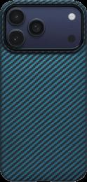 Чохол Pitaka Ultra-Slim Twill Blue/Grey for iPhone 17 Pro (KI1706BP)