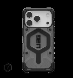 Чохол UAG для iPhone 17 Pro, Pathfinder Clear MagSafe, Ash/Black