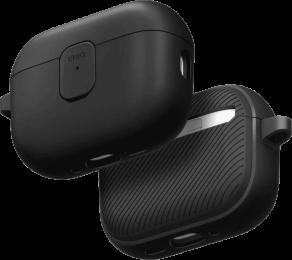 Чохол UNIQ Clyde для AirPods Pro 3 gen чорно-сірий (UNIQ-AIRPODSPRO3-CLYBLKDGRY)