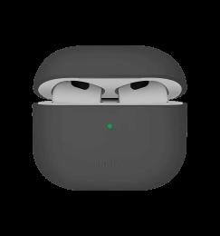 Чохол UNIQ Lino для AirPods 4 Silicone ash grey (UNIQ-AIRPODS(2024)-LINOGRY)