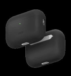 Чохол UNIQ Lino do AirPods Pro 3 gen Silicone Gray (UNIQ-AIRPODSPRO3-LINOCHRGRY)