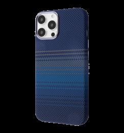 Чохол WAVE Gleam Case with Magnetic Ring iPhone 14 (blue stripes)