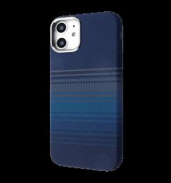 Чохол WAVE Gleam Case with Magnetic Ring iPhone 11 (blue stripes)