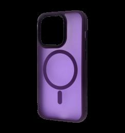 Чохол WAVE Matte Insane Case with MagSafe iPhone 12/12 Pro deep purple