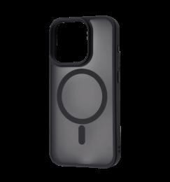 Чохол WAVE Matte Insane Case with MagSafe iPhone 15 Pro black