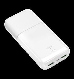 Додаткова батарея Puro Powerbank 20000mAh 2USBA+1USB-C 20W, white ( PUFCBB200P3WHI)
