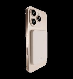 Додаткова батарея Puro Powerbank Ultra Mini 4200mAh MagSafe USB-C, beige PUFCBB40P2MAGBEG
