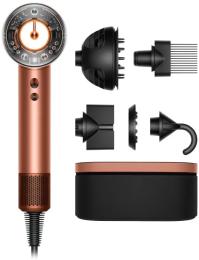 Фен Dyson Supersonic HD16 Nural Straight+Wavy Amber Silk/Pink Champagne Limited Edition (143709-01) Global