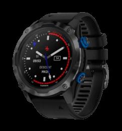 Смарт-годинник Garmin Descent Mk2i Titanium Carbon Gray DLC with Black Band (010-02132-01/11)