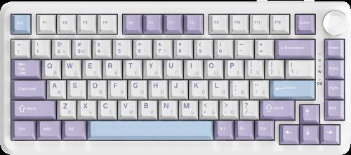 Ігрова дротова механічна клавіатура Ajazz AK820 MAX Magnetic switches-Purple-White-Blue-RGB (AK820MAX-WM-PWB)