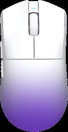 Ігрова миша HATOR Hellyberry HM47 PRO wireless (HM47PRO_white_violet) white-violet gradient