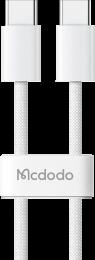 Кабель Mcdodo [CA-5690] Data Cable USB-C to USB-C 60W 1m (White)