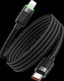 Кабель Mcdodo [CA-2010] Magnetic Self-Winding Data Cable USB-С to Lightning 36W 1.2m (Black)
