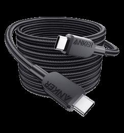 Кабель ANKER 310 USB-C to USB-C - 0.9m 240W Nylon Black