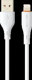 Кабель Keephone USB-A to Lightning Liquid Silicone Cable White ( KPLIQSILALWH) 1m