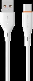 Кабель Keephone USB-A to Type-C Liquid Silicone Cable White (KPLIQSILACWH) 1m