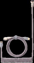 Кабель Type-A/Type-C Keychron Coiled Cable Grey