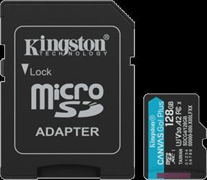 Карта пам'яті 128GB microSDXC Canvas Go Plus Gen4  200MB/s A2 U3 V30 Card + w/o ADP SDCG4/128GBSP