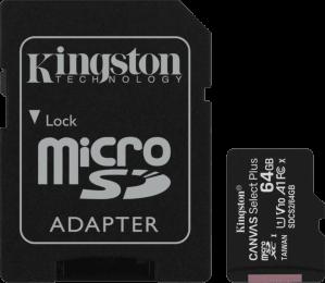 Карта пам'яті 64GB microSDXC Canvas Select Plus Ge n3 100MB/s A1 Card + Adapter SDCS3/64GB
