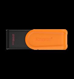 Kingston  256GB Portable USB 3.2 Gen 1 DataTraveler Exodia S (Black/Orange)