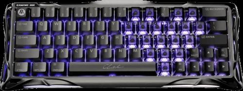 Клавіатура магнітна GravaStar Mercury V60 Pro 60keys, GravaStar Blackcore, USB-A, 8k,RGB, GunMetal